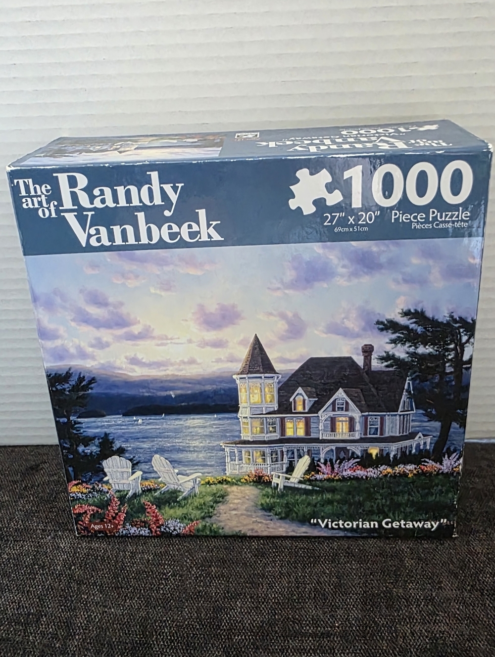 NIB Victorian Getaway 1000-Piece Puzzle - Blue